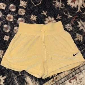Nike Women's Athletic Yellow Shorts
